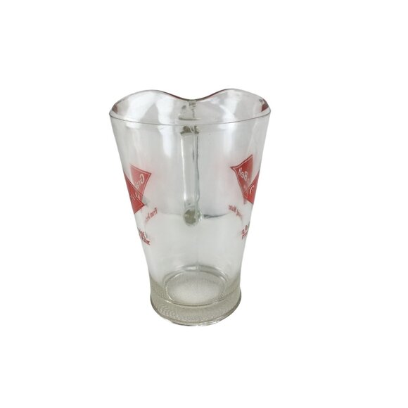 Grain Belt Beer 'From Perfect Brewing Water' 9" Glass Pitcher 1970s Vintage - Picture 3 of 6